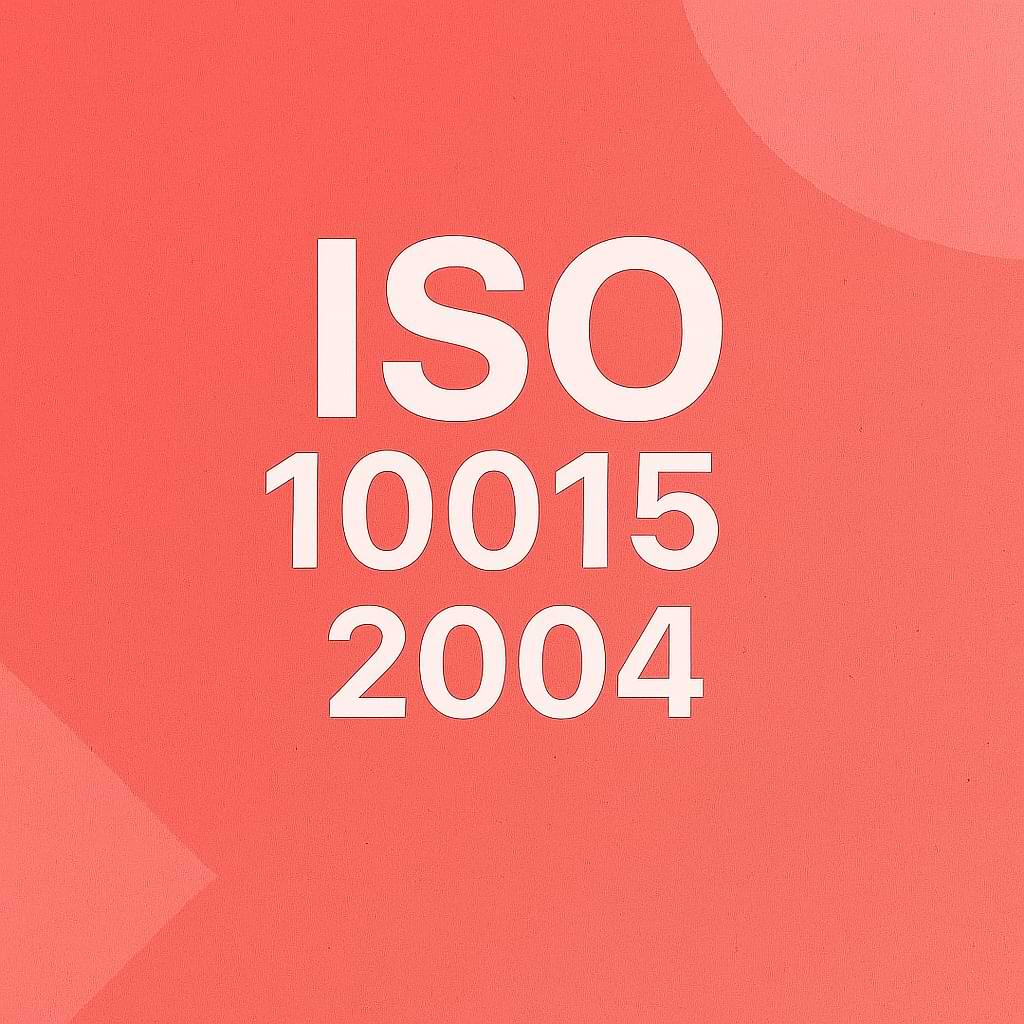 Layanan ISO 10015:2019